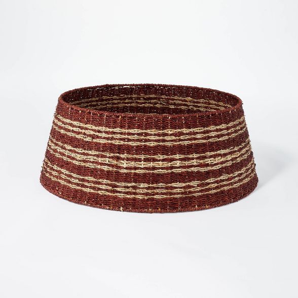 Brown Striped Woven Collar - Threshold™ designed with Studio McGee | Target