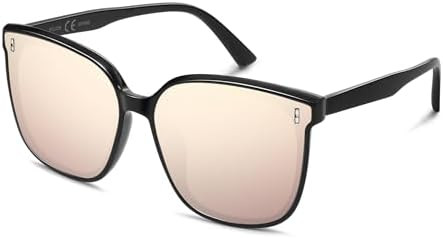 SOJOS Sunglasses for Women Men Vintage Style Shades SJ2157,Black/Rose Gold Mirrored : Amazon.ca: ... | Amazon (CA)