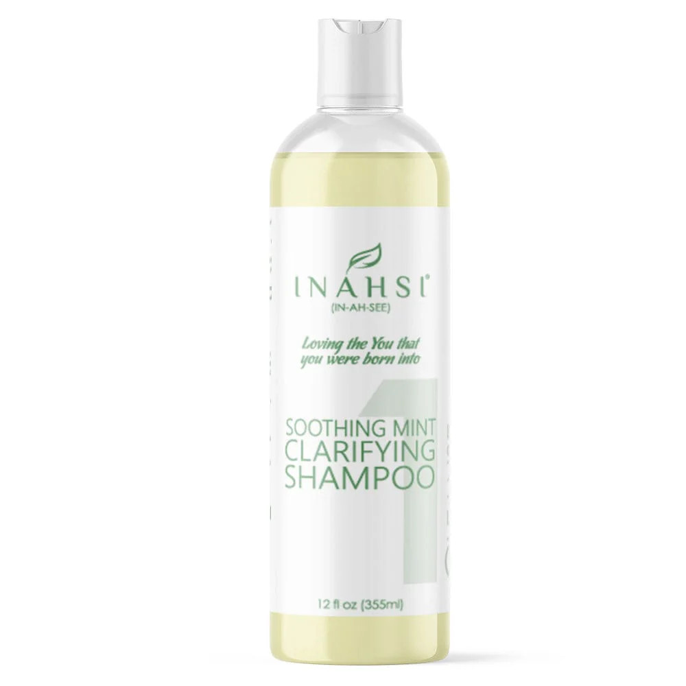 Inahsi Naturals-Soothing Mint Clarifying Shampoo | Inahsi
