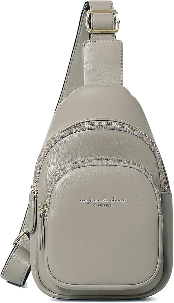 Small Sling Bag, Fanny Packs Purse Vegan Leather Crossbody Bags for Women Girls, Gifts for Her | Amazon (US)