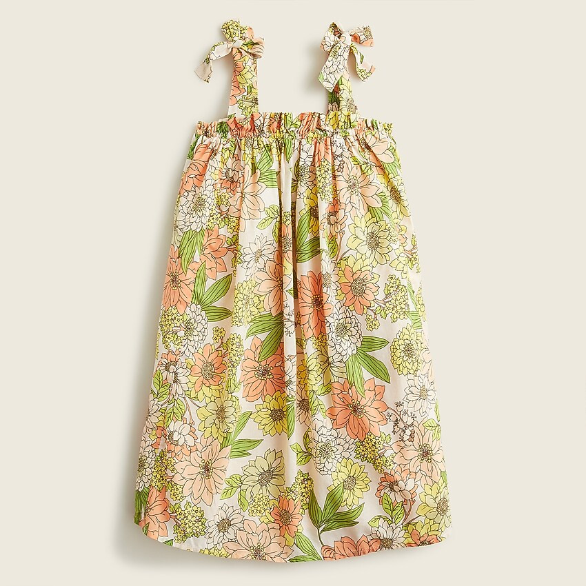 Girls' tie-shoulder dress in zinnia floralItem BG187 
 
 
 
 
 There are no reviews for this prod... | J. Crew US