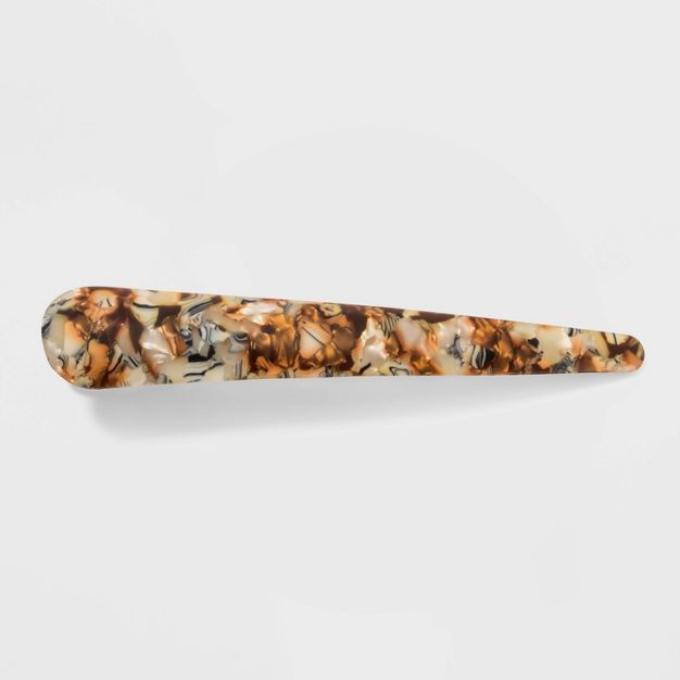 Marble Alligator Hair Clip - Universal Thread™ Orange | Target