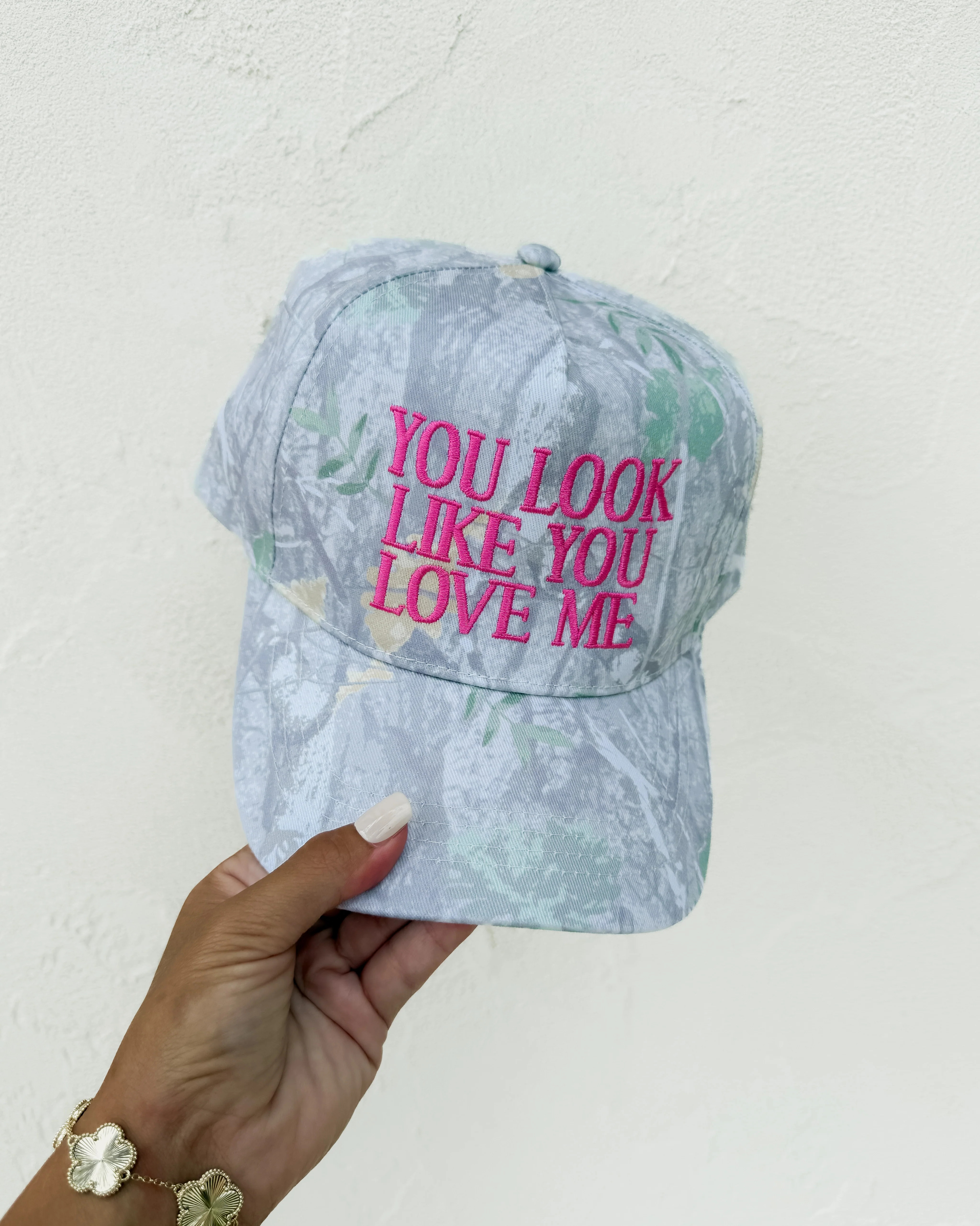 You Look Like You Love Me Camo Trucker Hat (big font) | CK Squared Boutique