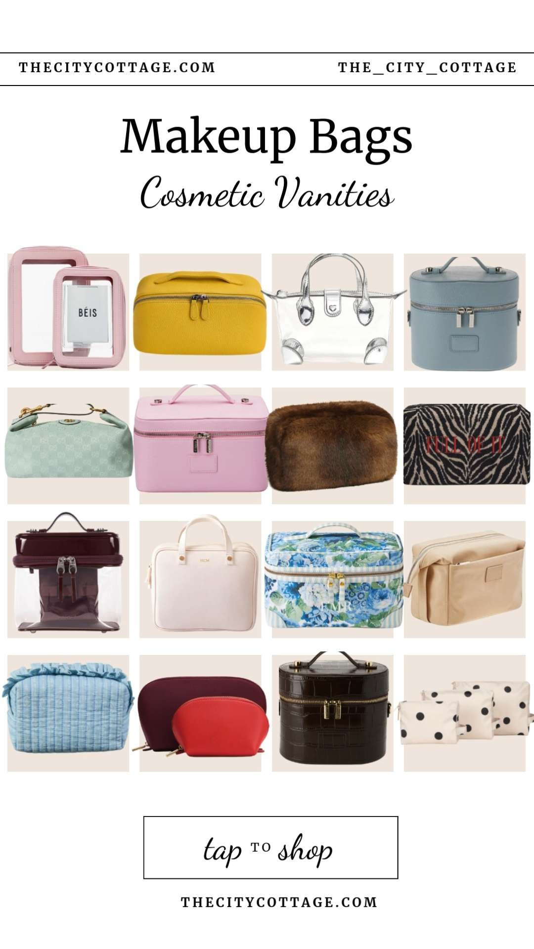 Carry your beauty essentials in style 💄✨ These luxury makeup bags are chic, timeless, and perfect for organizing your favorite products whether you’re at home or on the go. A little touch of luxe for every day 💕

#LuxuryMakeupBag #BeautyEssentials #ChicStorage #TravelInStyle #MakeupOrganization #EverydayLuxe #BeautyBagGoals #StationeryStyle #Giftable #ltkbeauty #ltkit #ltkfinds ✨🖤 

 #LTKmorningroutine #LTKselfcare #LTKBeauty