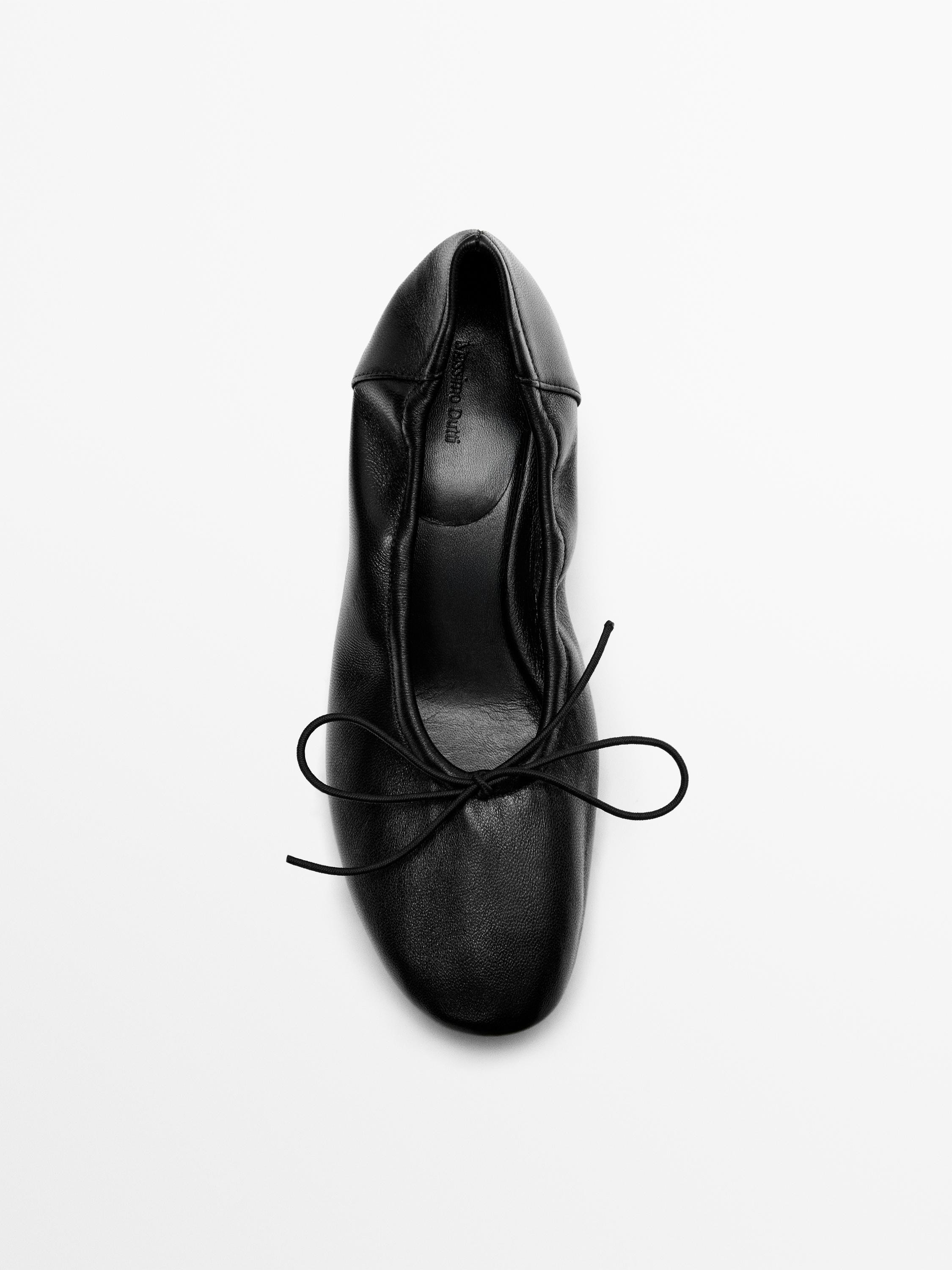 High-heel ballerinas | Massimo Dutti US