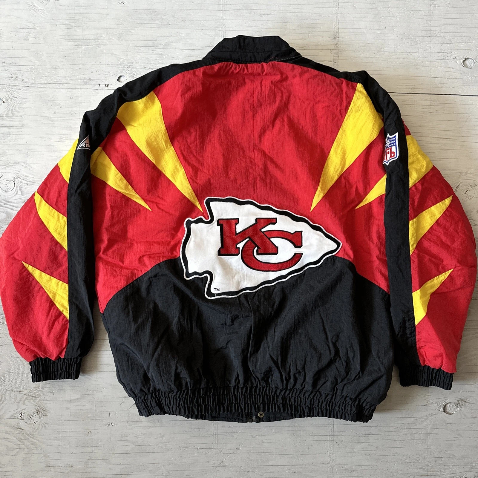 Vintage 90s NFL Kansas City Chiefs Pro Line by Apex One Jacket Size Large L | eBay US