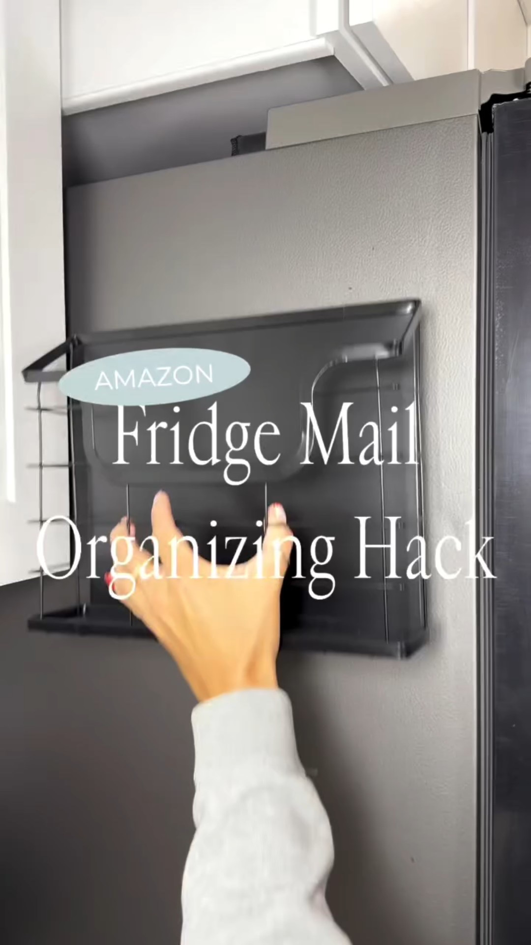 Fridge Mail Organizing Hack  🧲✉️📩📨📮🧲✨💫

Need a hack to reduce counter clutter? This set of magnetic baskets is exactly what you need! It’s actually a set of 3 (only 2 shown in the video) and they work perfect to store mail, magazines, books, or any odds and ends that might collect in the kitchen. 

The magnets are so strong! The baskets are perfect if you have a small exposed side of your fridge like we do. It’s a great way to utilize what would usually be wasted space. But they work fine on the front of your fridge too or on a garage fridge. 

#neatlyembellished #fridgeorganization #mailorganizer #organizeyourlife #organize