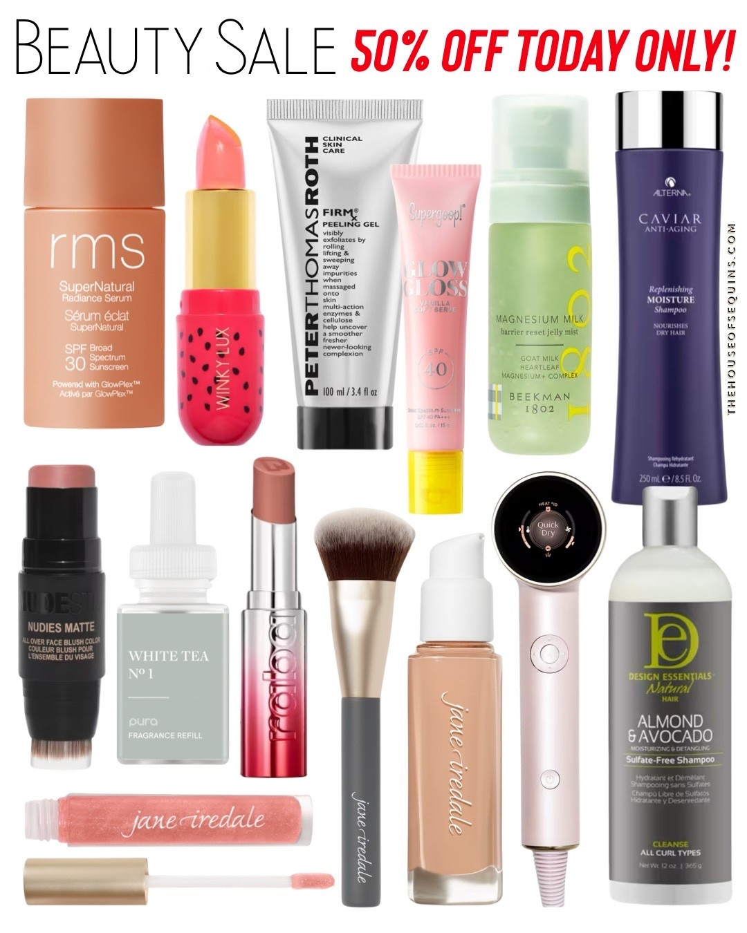Shop Ulta’s 21 Days of Beauty Event! 50% OFF select items TODAY ONLY! 

