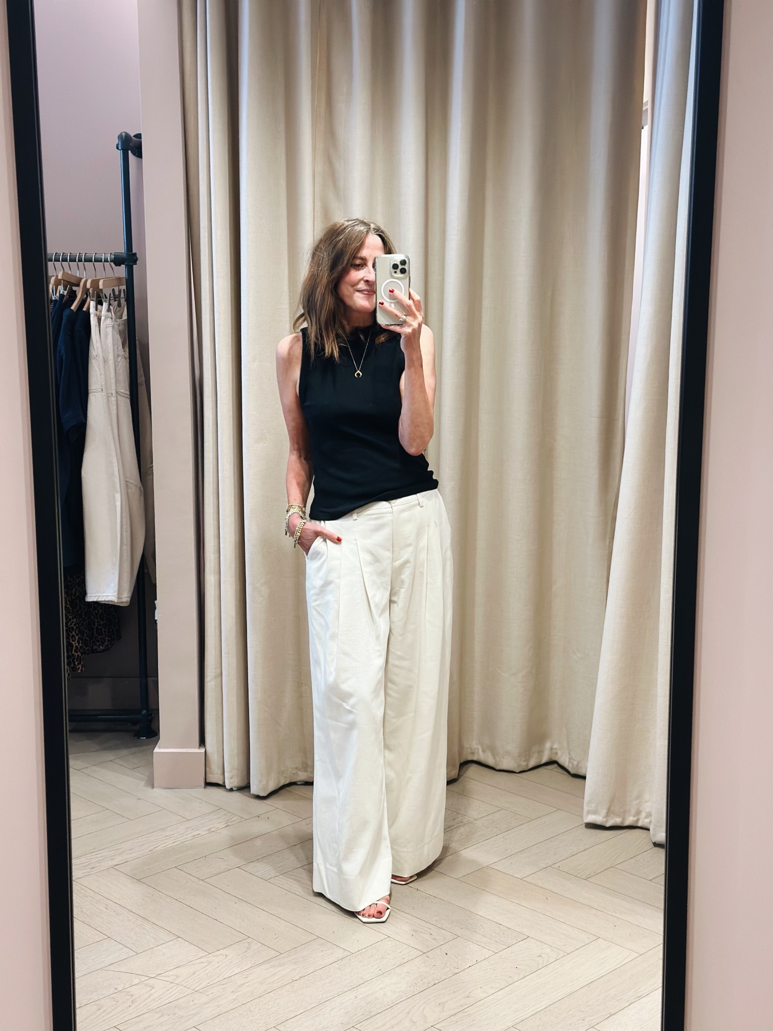 Monochrome 🤍🕶️

I’m wearing a size 2 in both 

#LTKluxury #LTKover50style #LTKstyletip