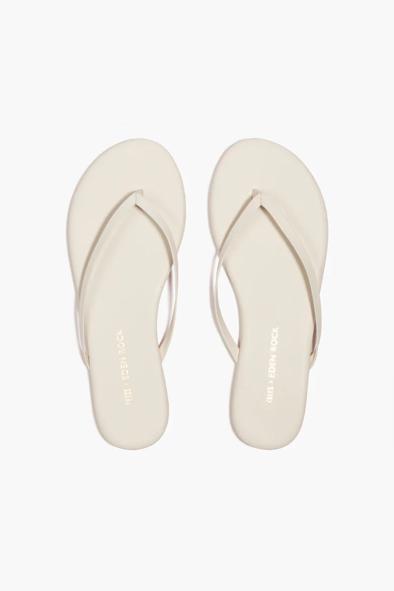 TKEES X Eden Rock in Cream | Flip-Flops| Women's Footwear | TKEES