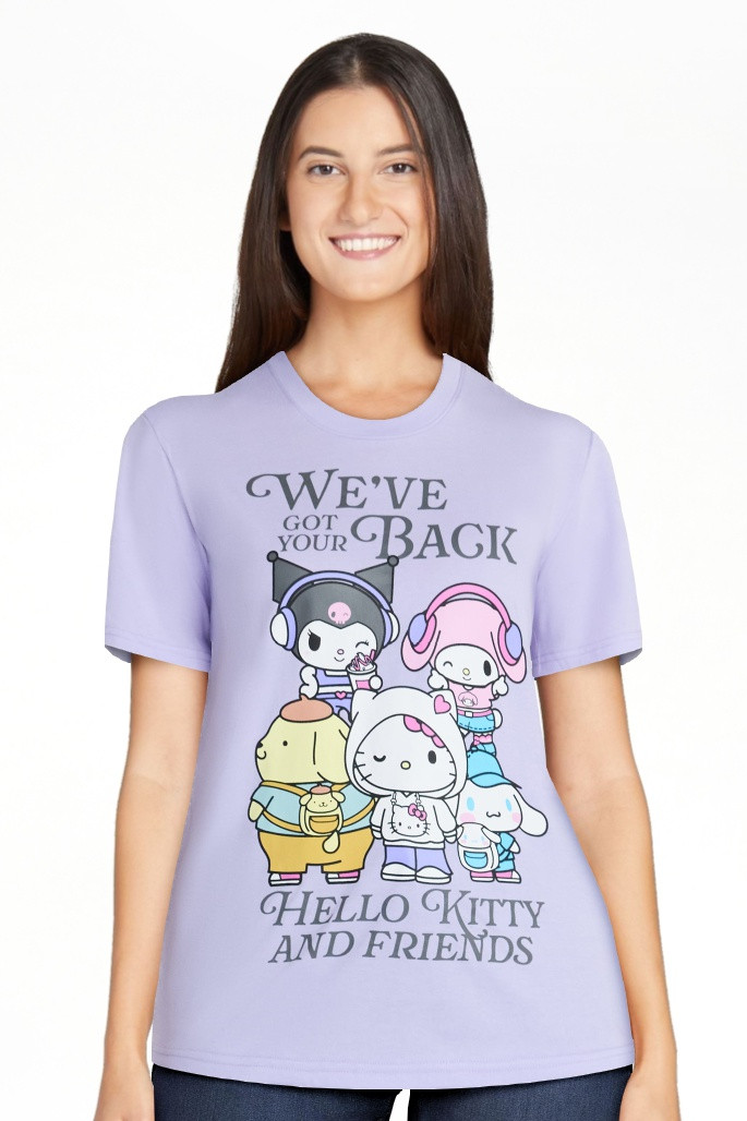 Hello Kitty and Friends Women's Graphic Tee with Short Sleeves, Sizes XXS-XXL | Walmart (US)