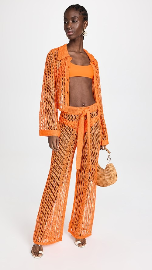 Aadya Crochet Coverup Pants | Shopbop