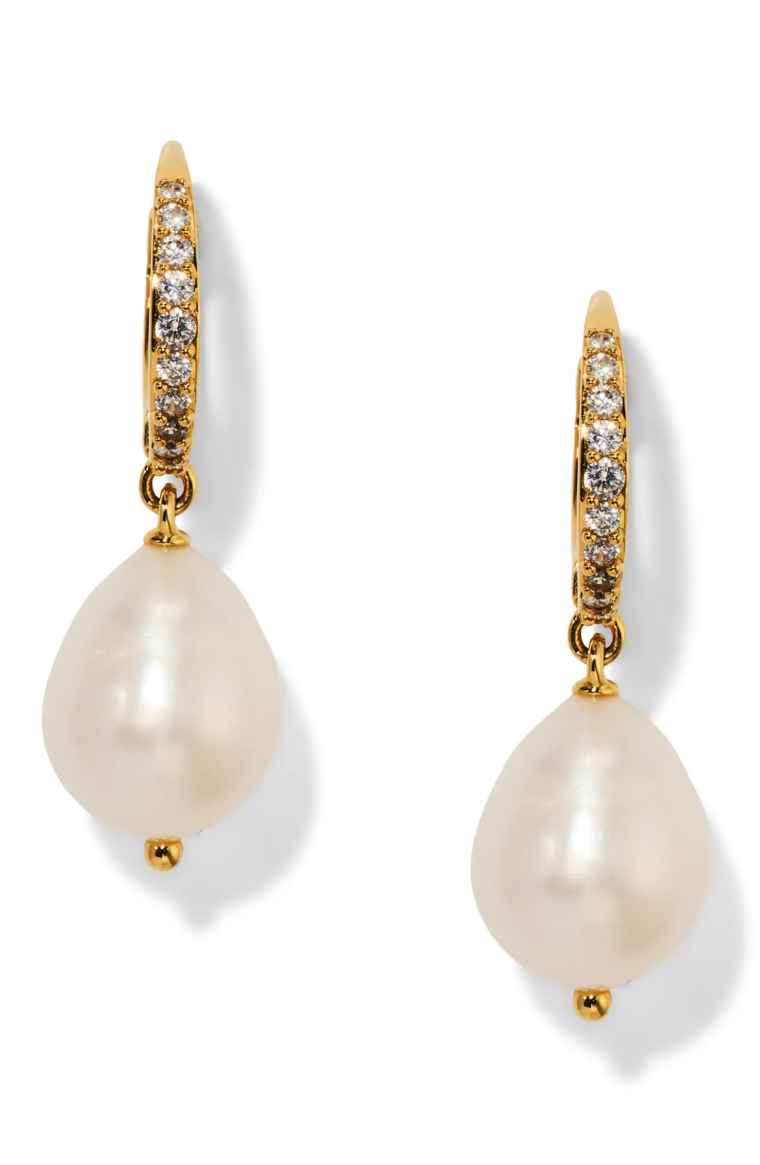 Madrid Freshwater Pearl Double Drop Earrings | Nordstrom