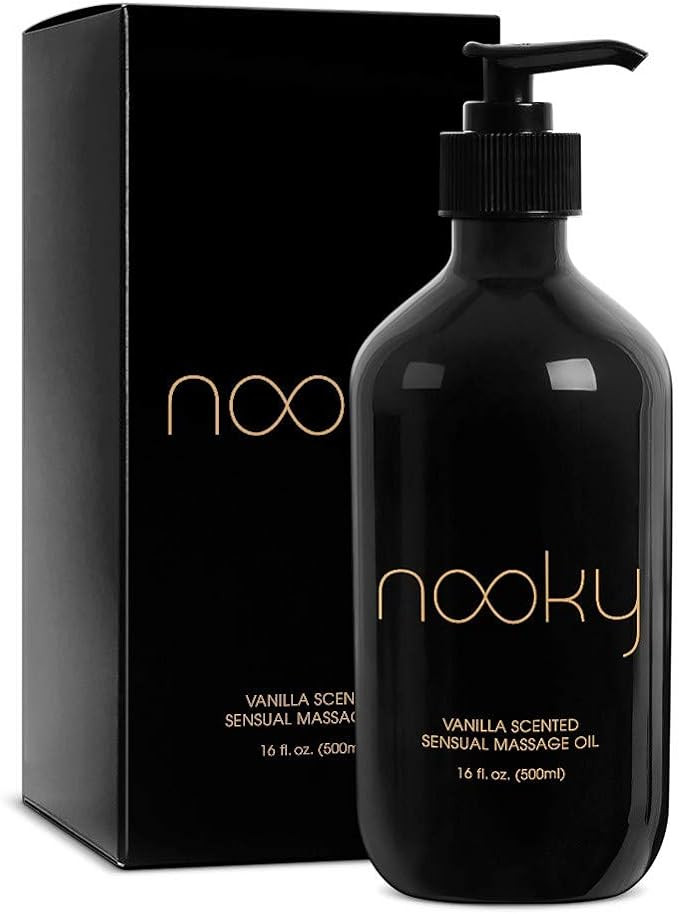 Nooky Vanilla Massage Oil with Fractionated Coconut Oil.16 Ounce | Amazon (US)