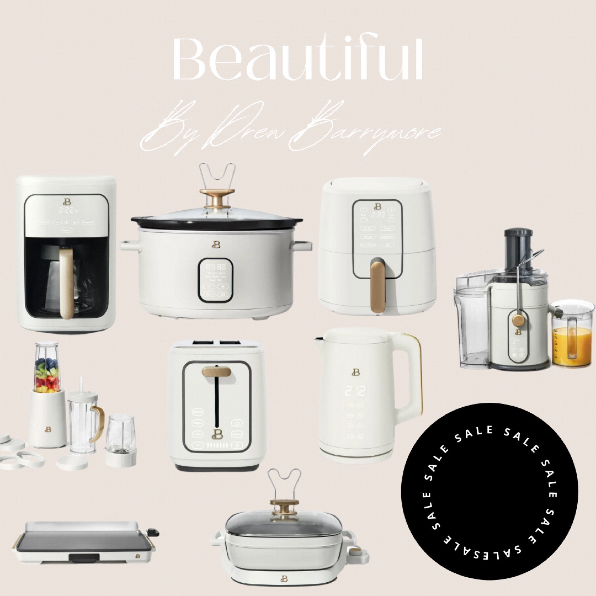 Beautiful by Drew Barrymore line at Walmart! #walmart #blackfriday #appliances #sale #deal 

#LTKCyberWeek #LTKHoliday #LTKhome