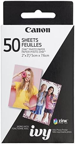 Canon ZINK Photo Paper Pack, 50 Sheets | Amazon (US)