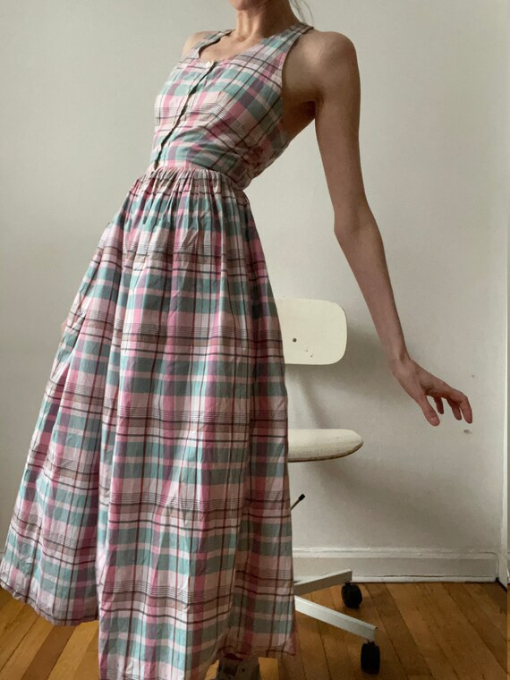 90s Ralph Lauren plaid sundress | Etsy (US)