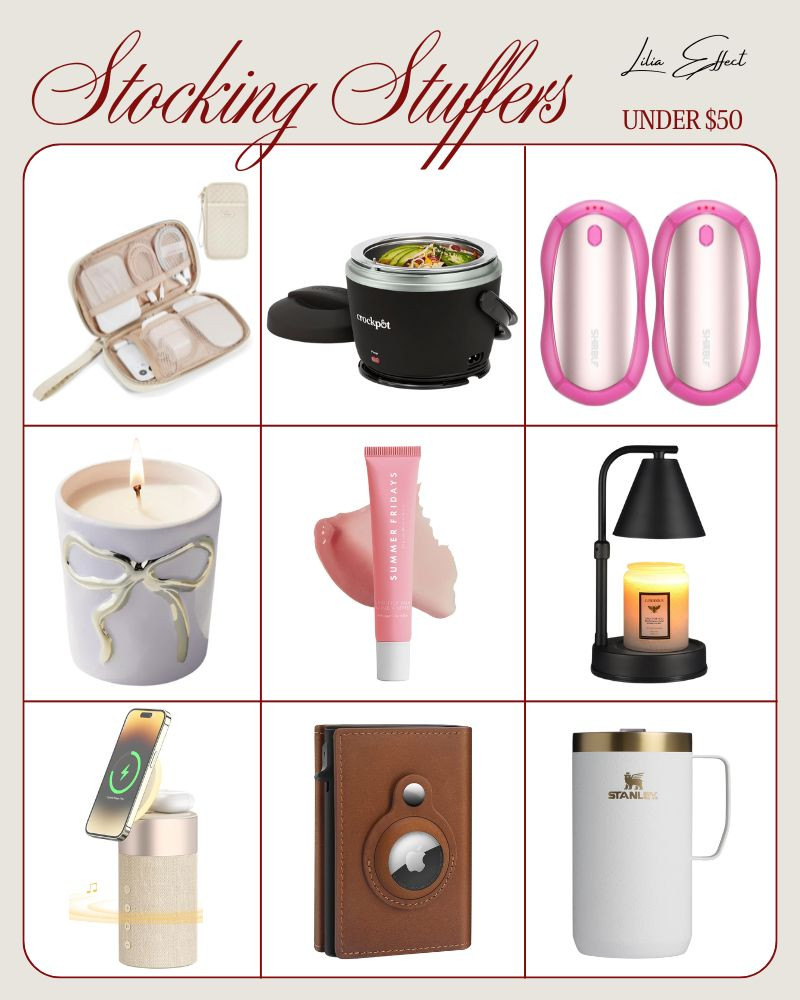 Stocking stuffers under $50 for him and her!


stocking stuffer, under $50, gift guide, gift ideas, organizer, candle, candle warmer, wallet, Stanley 

 #LTKGiftGuide #LTKHoliday #LTKHome