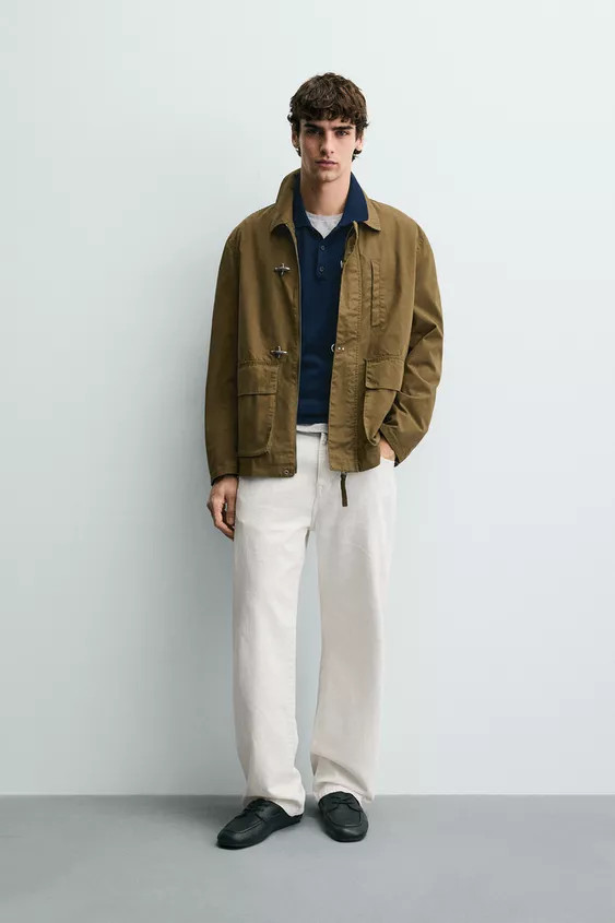 RELAXED FIT FIREMAN CLASP PARKA | Zara US