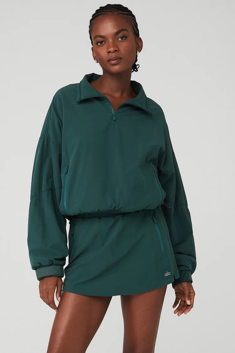 Cropped Elevation Coverup - Midnight Green | Alo Yoga