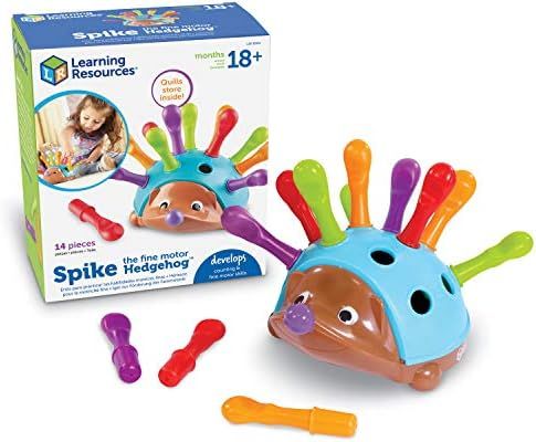 Learning Resources Spike the Fine Motor Hedgehog, Sensory, Fine Motor Toy, Hedgehog Toys for Todd... | Amazon (US)