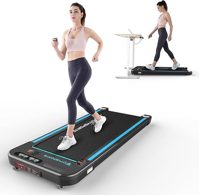 CITYSPORTS Treadmills for Home, Under Desk Treadmill Walking Pad with Audio Speakers, Slim & Port... | Amazon (CA)