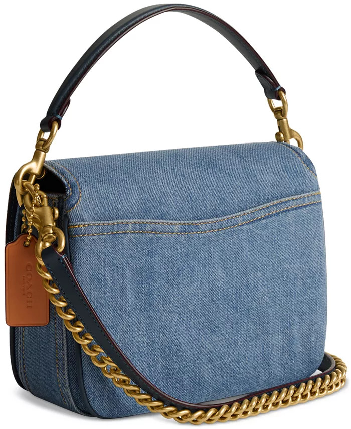 COACH Cassie 19 Denim Crossbody - Macy's | Macy's