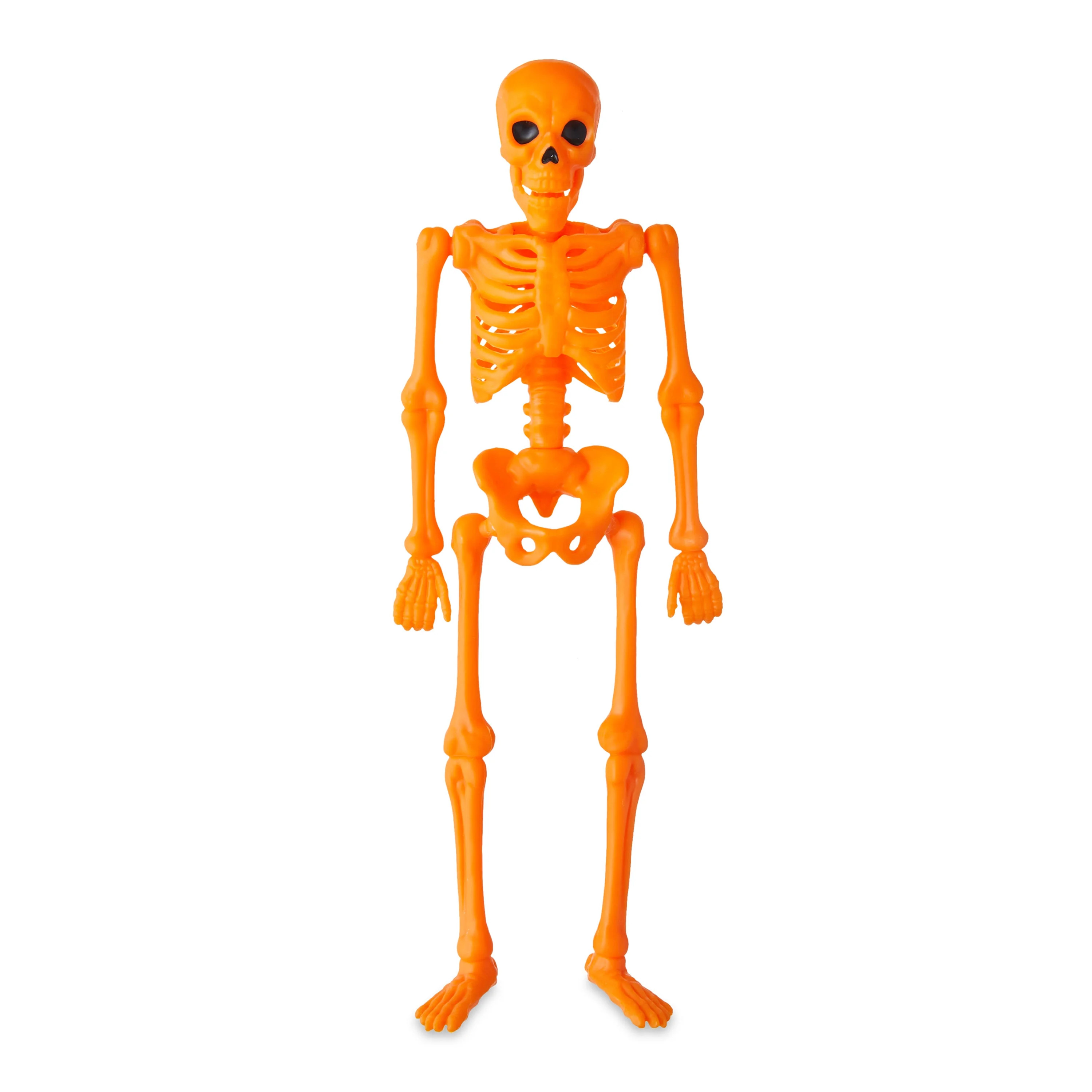 8 inch Orange Skeleton Decor, Summer Fright by Way to Celebrate | Walmart (US)