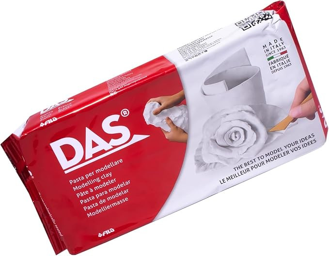 DAS Air-Hardening Modeling Clay, 2.2 Lb. Block, White Color (387500) | Amazon (US)