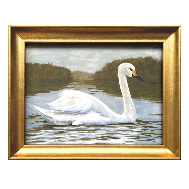 10x8 Tundra Swan Paper Under Glass | At Home