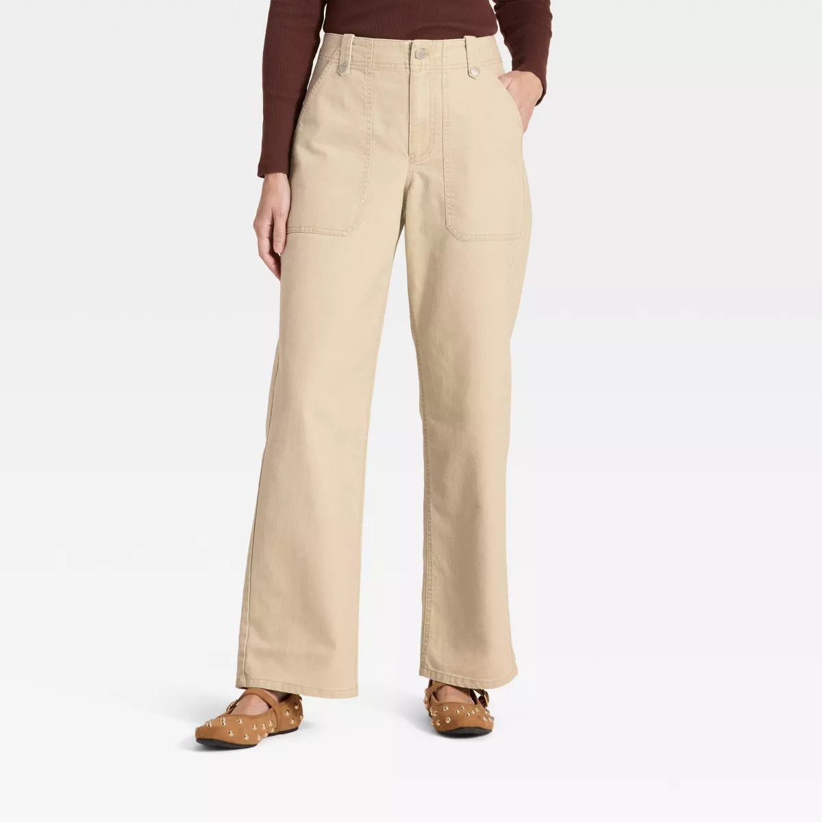 Women's Mid-Rise Straight Leg Cargo Pants - Universal Thread™ | Target