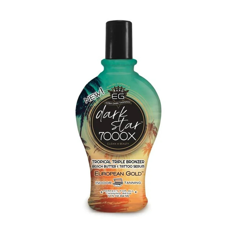 European Gold Dark Star 7000X Indoor Tanning Lotion 12 fl oz | Walmart (US)