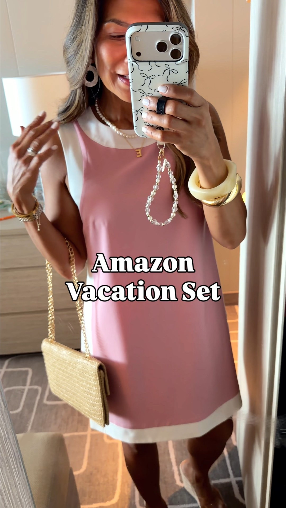 I’m 5’2” 118#ish for reference 
Amazon Set in size small. I have both the short and longer length. 
Sandals tts.
All Accesories are linked.
Resort wear, cruise outfit, vacation outfit, Amazon finds, fashion over 40, over 50 style, midlife fashion, petite fashion, 
affordable fashion. 

#LTKOver40 #LTKSeasonal #LTKTravel

#LTKTravel #LTKPetite #LTKOver40