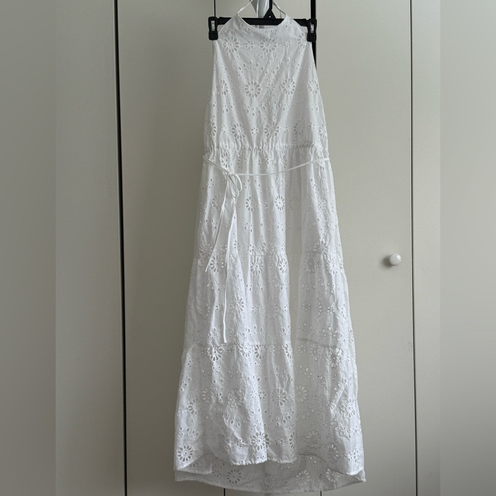 Time and Tru Elegant White Lace Maxi Dress | Poshmark