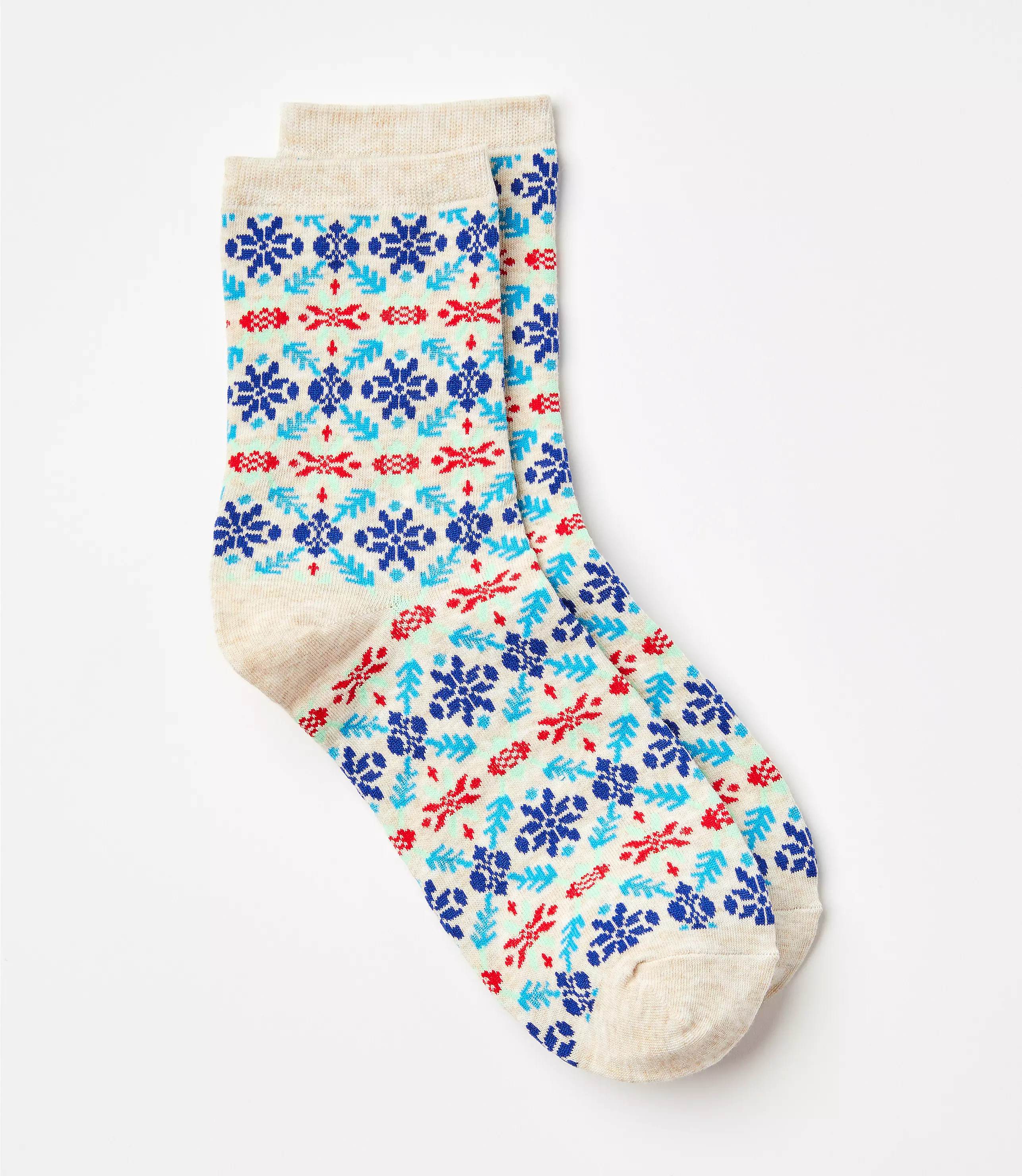 Fair Isle Crew Socks | LOFT