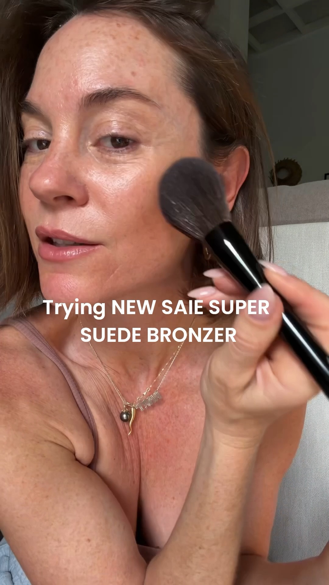 New bronzer from @Saie is soft and not orange - absolutely obsessed 

#LTKgrwm #LTKBeauty