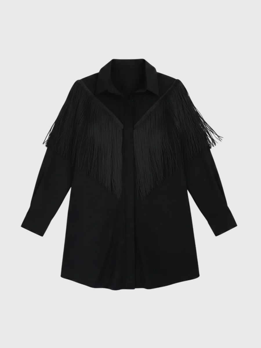 Masons Daughter Women's Dolly Western Fringe Mini Dress | Saint Bernard