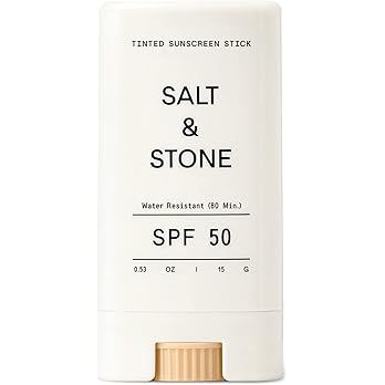 SALT & STONE SPF 50 Tinted Sunscreen Stick | Made with Non-Nano Zinc Oxide | Broad Spectrum Sun P... | Amazon (US)