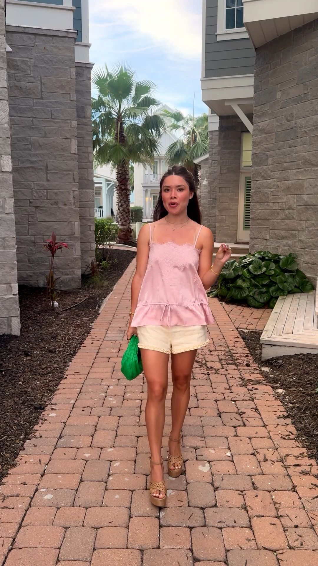 love a colorful date night outfit 

summer outfit, linen shorts, micro shorts, low rise shorts, platform heel, petite outfit

#LTKootd #LTKPetite