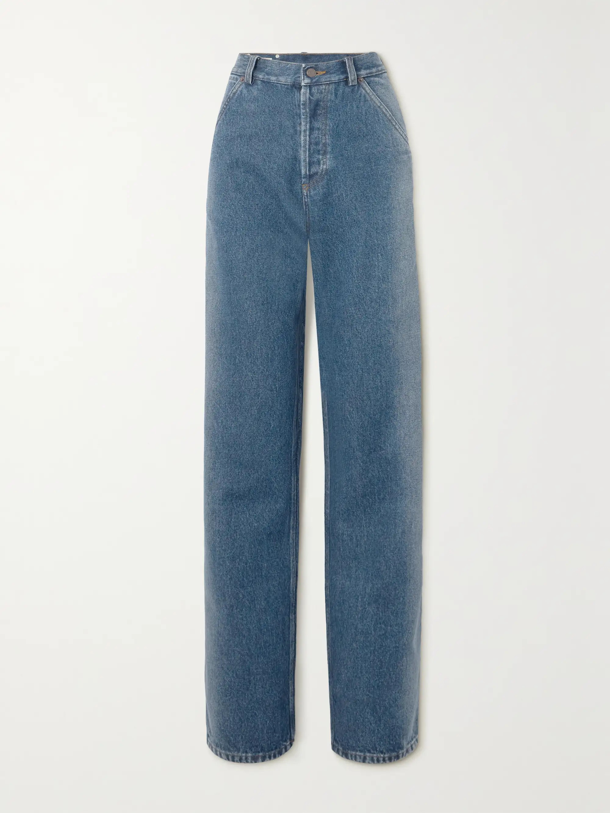 High-rise straight-leg jeans | NET-A-PORTER (US)