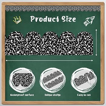 65 FT Bulletin Board Borders - Composition Trim for Classroom Boarders | Amazon (US)