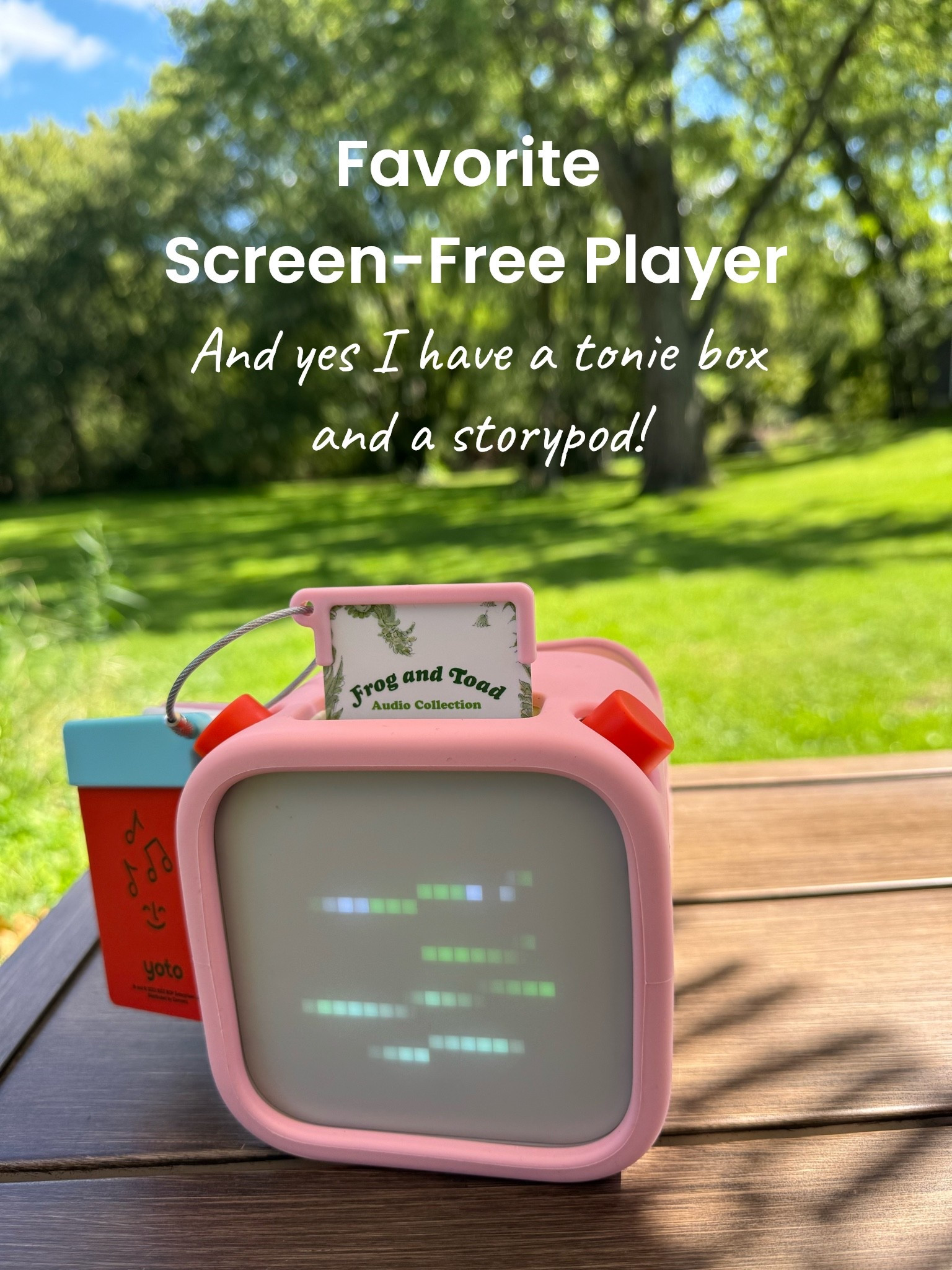 I have to say - this is a family favorite - more than our tonie box or our Storypod! Screen free. Easy to use. Love that it has a nightlight, white noise, Bluetooth option.

#LTKKids #LTKmomlife #LTKdayinmylife