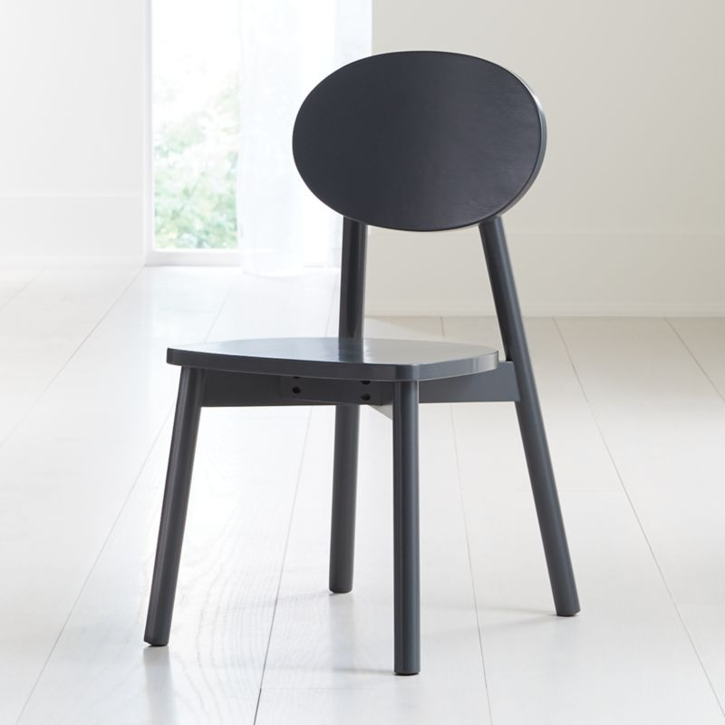 Kelsey Charcoal Kids Play Chair + Reviews | Crate & Kids | Crate & Barrel