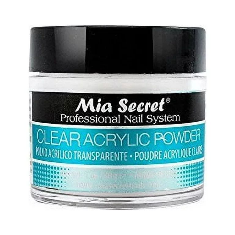 Mia Secret 1 oz Clear Acrylic Powder Professional Nail Art System | Walmart (US)