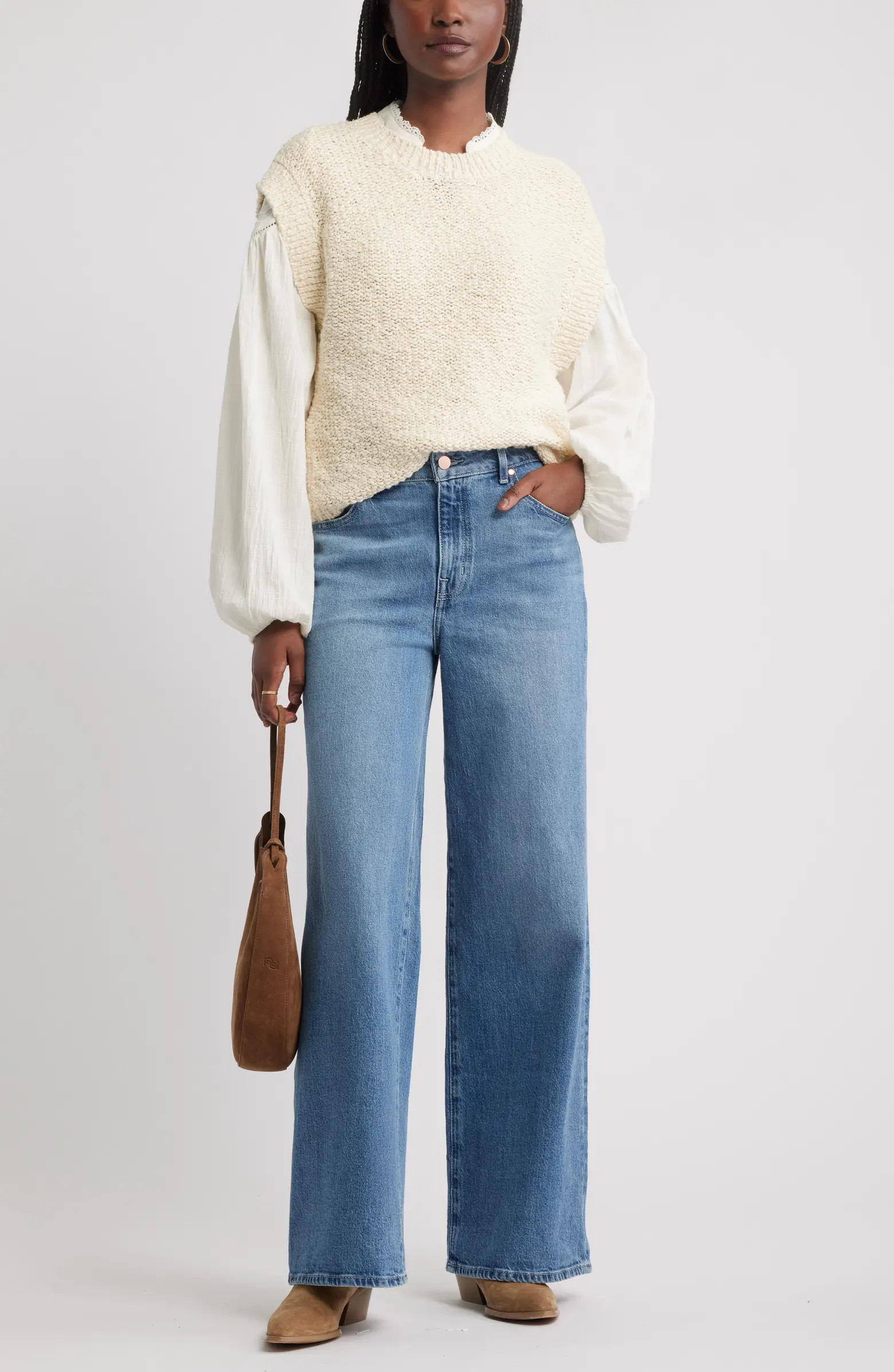 High Waist Denim Wide Leg Jeans | Nordstrom