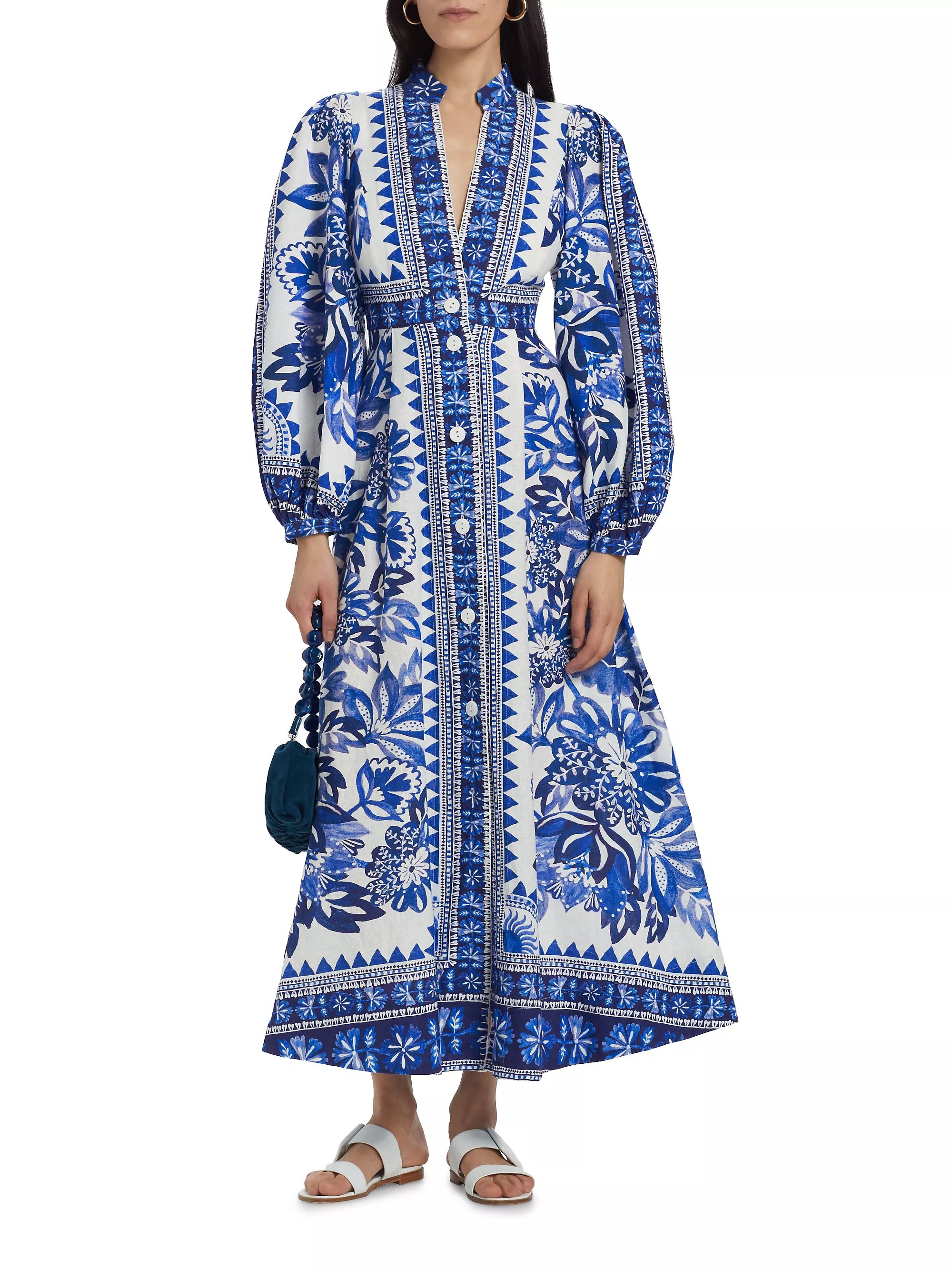 Flora Tapestry Maxi Dress | Saks Fifth Avenue