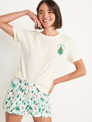 Matching Holiday Graphic T-Shirt for Women | Old Navy (CA)