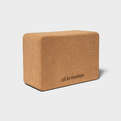 Cork Yoga Block - Brown - All In Motion™: Tan Cork Accessory | Target