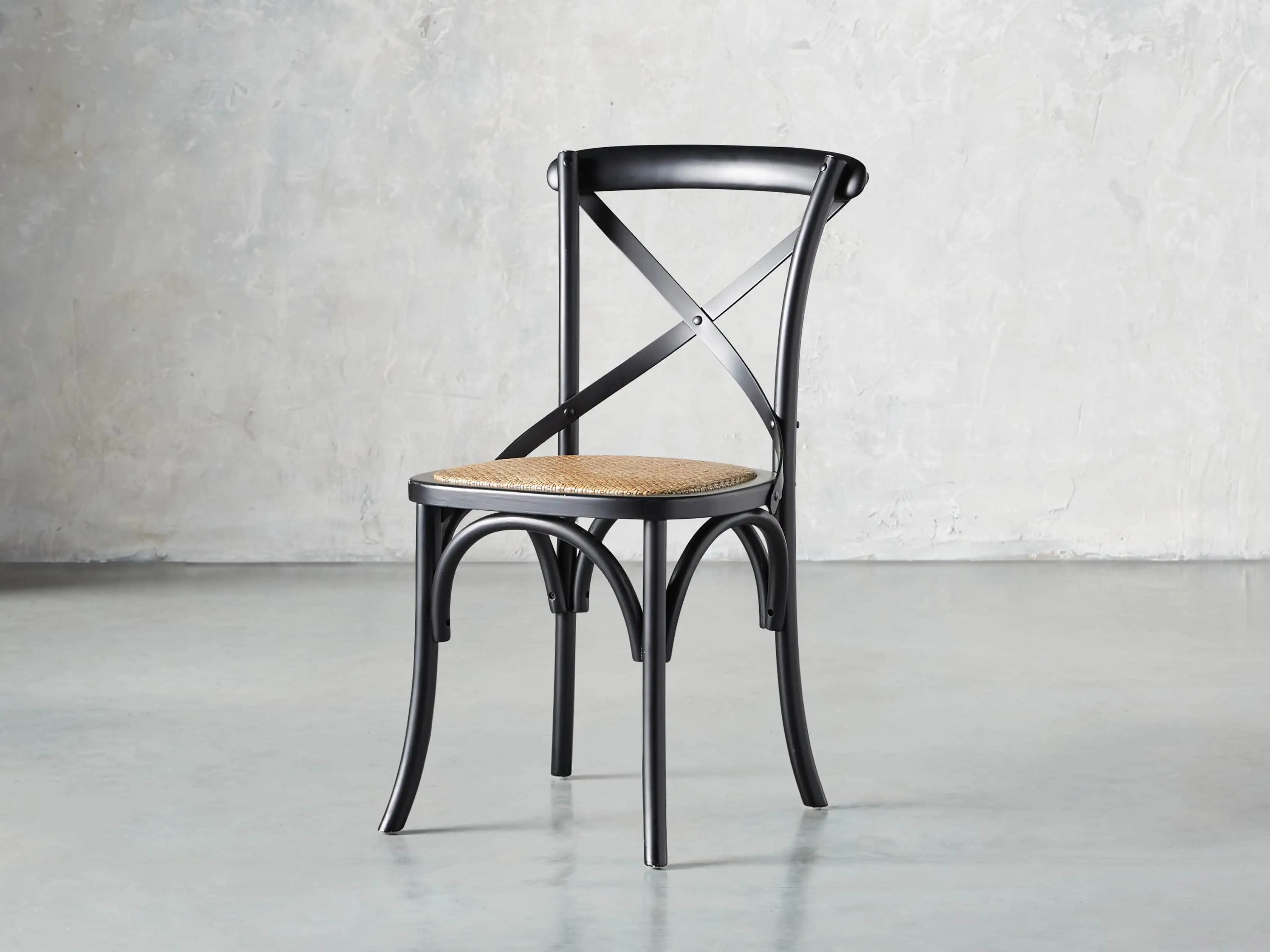 Cadence Dining Chair with Rattan Seat | Arhaus