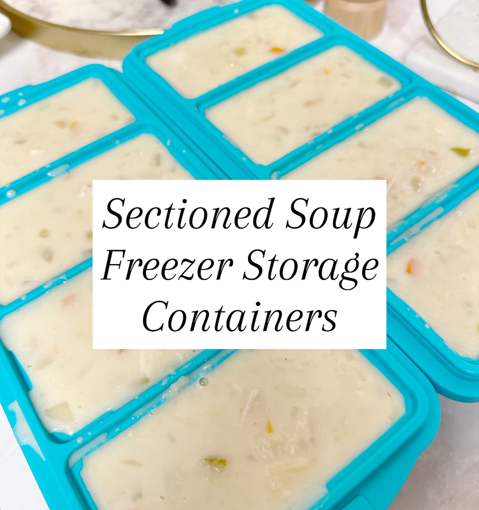 Amazon finds! These freezer storage containers are great for soups, stews and pasta! They are section so you can just pop one out and put it in a bowl and heat them up making them great for meal prepping! These two containers hold almost and entire slow cooker of soup! 

#LTKHome #LTKFamily #LTKHoliday